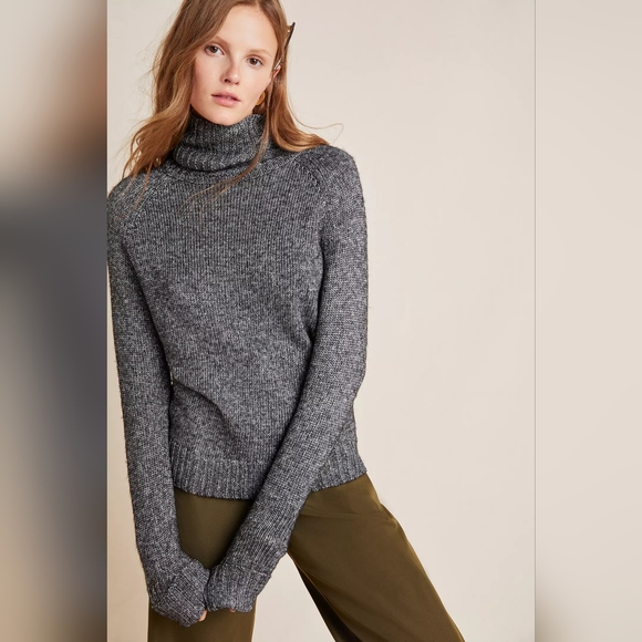 Anthropologie Sweaters - Anthropologie Coretta Shine Turtleneck Sweater Size Small